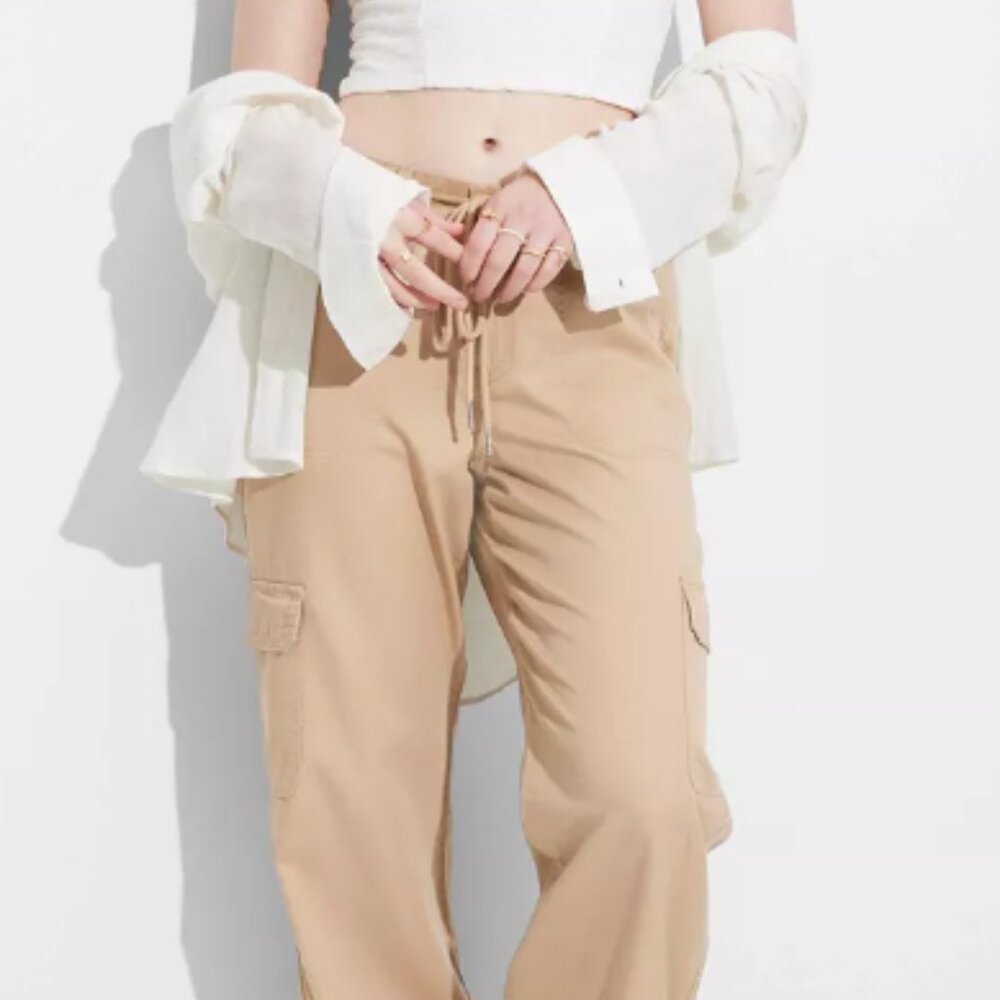 Mid-rise cargo beach pants from Wild Fable™